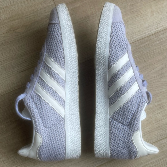 ADIDAS -Gazelle purple and white sneakers - Picture 5 of 14